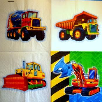 011 Baustelle - 3-lagig - amscan